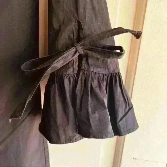 J. Crew Poplin 3/4 Tie Bell Sleeve V-Neck Shift Dress - Picture 4 of 6